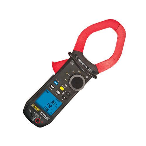 Aemc 607 1000v ac/dc, 2000a ac/3000a dc power clamp-on meter for sale