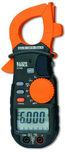 Klein tools cl1200 600a ac clamp meter - new w/ case **free shipping** for sale