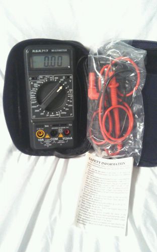 RSR 717 | DIGITAL MULTIMETER | CAT III 600V | WITH CASE &amp; LEADS | PREOWNED