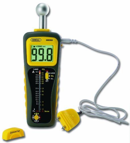 General Tools &amp; Instruments MMD950 Moisture Meter, Pin Type or Pinless, Deep ...