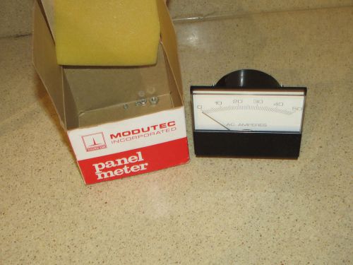 Modutec  model 00 890 138 006  panel meter 0-50 ac amperes  (md2)- new for sale