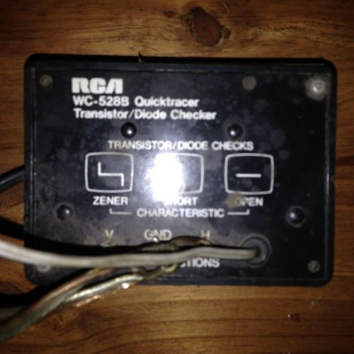 RCA WC-528B Quicktracer Transistor/Diode Checker