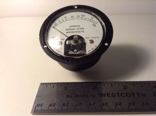 Marion Electric Approx. Signal Level Microvolts Meter   B-167-501-A