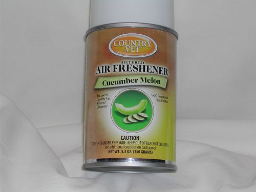 Country vet metered air freshener 5.3oz cucumber melon scent no cfc&#039;s lot of 3* for sale