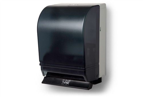 Bay West Silhouette Large Capacity Paper Towel Dispenser 16000 Black Translucent