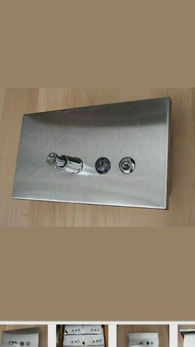 Stainless steel recessed commercial soap dispenser (bradley ?) for sale