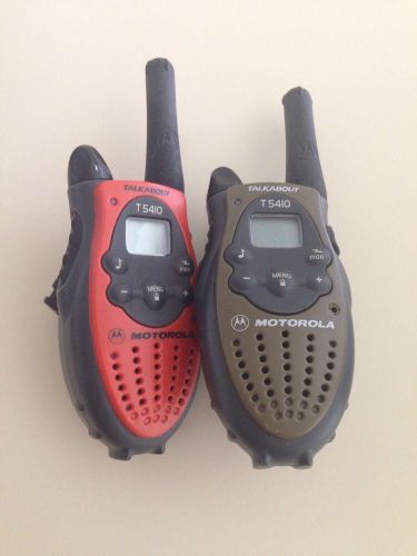 Motorola Talk About T5410 Used Pair Working Condition