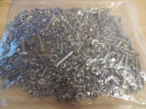 4 lbs stainless steel hardware washers nuts screws bolts STANDARD
