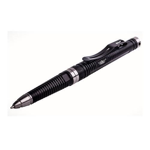 UZI Tactical Defender #8 Pen with Glassbreaker, Black #UZI-TACPEN8-BK