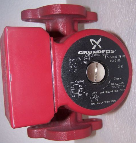 Grundfos ups-15-42f 3 speed 115 vac 59896178 free fedex express air shipping for sale