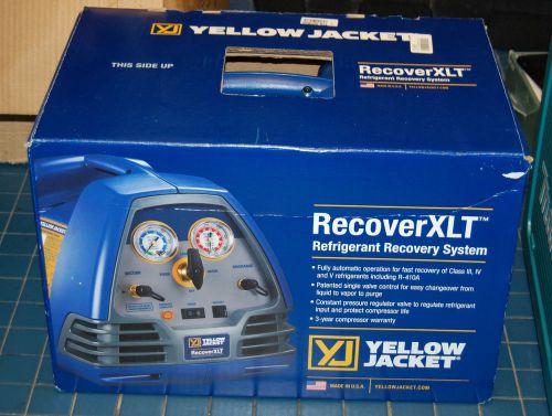 Yellow Jacket 95760 RecoverXLT Recovery Machine Refrigerant Recovery System