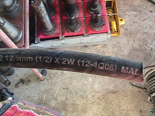 Bulk HYDRAULIC HOSE 1/2&#034; x2 (TWO WIRE) 4000 PSI Made in USA 200Feet