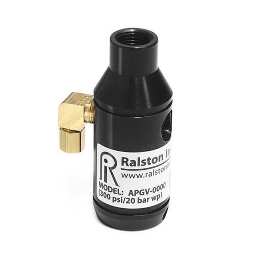 Ralston QTAP-0006 APGV Pumping Cylinder (aluminum) with Ell installed