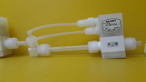 Advance  sav-3250-131cm8  pneumatic chemical valve lot of 4 for sale
