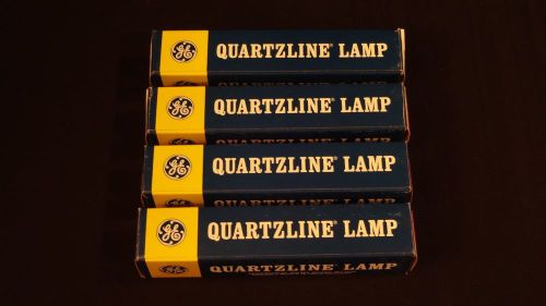 4 nib ge quartzline 500w lamp q500dc 120v new old stock in box light bulb for sale