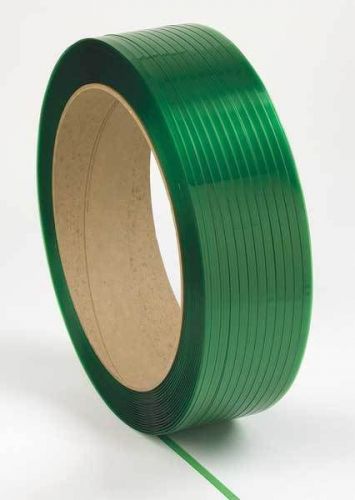 PET Strapping, 5/8&#034; x 035&#034; x 4000&#039;, Green