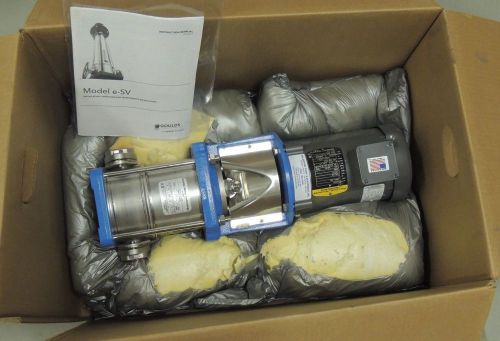 New Goulds Vertical Multistage Pump 3SV5TC4F20 1 H.P, 3 Phase, 230 psi Max