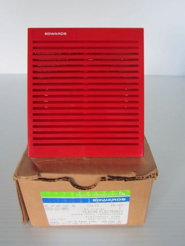 New edwards signaling 24vdc electronic horn with leads # 882-2c-001 fire alarm for sale