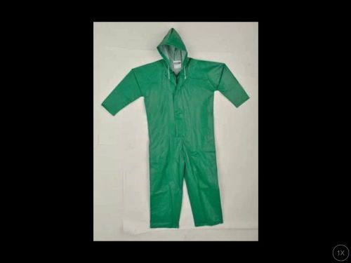 Tingley v41108 coveralls, green, 17 mil, pvc, 2xl for sale