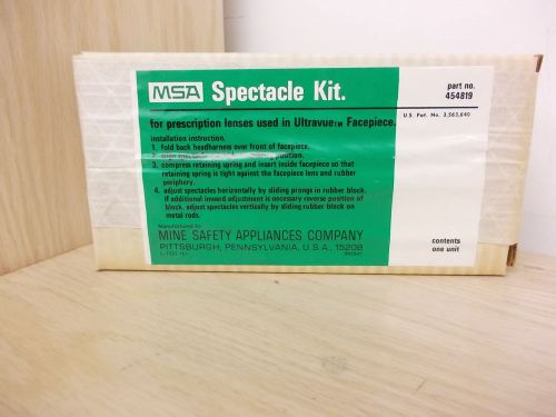 MSA Spectacle Kit 454819 for used in ULTRAVUE  Facepiece Respirators 454819