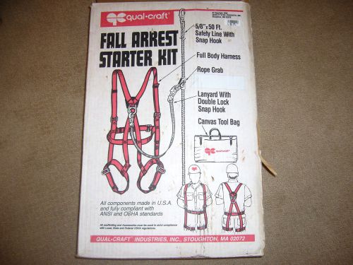 Qual Craft 5000 Fall Arrest Starter Kit  NEW!  Free Shipping!