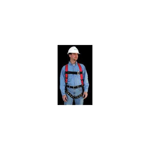 Msa fp pro vest size standard with hip d-ring &amp; tongue buckle leg straps for sale