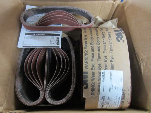 40 new 3m 3/4&#034; x 18&#034; 963g fabri-lok 60yn abrasive sanding cloth belts #94606 for sale