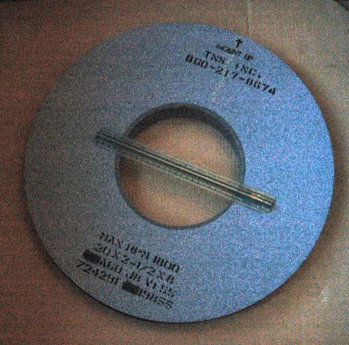 Tns precision 20&#034; x 2-1/2&#034; x 8&#034; grinding wheel 724291 19855, max rpm 1800 for sale