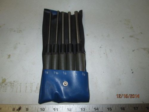 Machinist tools lathe mill set of long drive pin punch es for sale