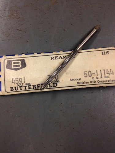 Butterfield 3/0 Taper Pin Reamer 4591 Spiral Flute HSS Machinist Tool Box Find