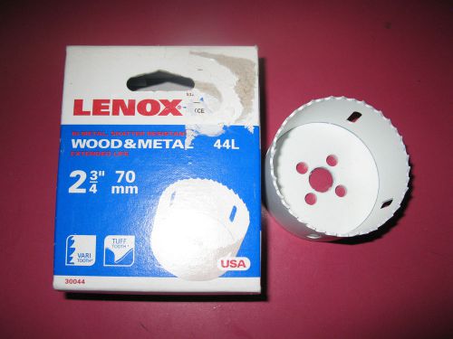 NEW LENOX 2 3/4&#034;HOLE SAW CUTTER, HOLE CUTTER-ELECTRICAL/TOOLS METAL-PLUMBER