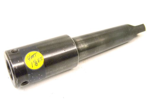 USED COLLIS SOLID MORSE TAPER TAP DRIVER #4MT 1-1/8&#034; HAND TAP 1.125&#034; HT 70404