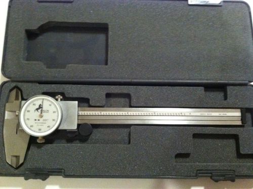 ETALON 75.115811 STAINLESS STEEL DIAL CALIPER .001&#034; RES WITH CASE