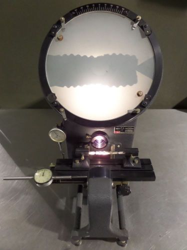 MicroVu 12&#034; Bench Top Optical Comparator 500HP w/ Tooling and Extra Lens