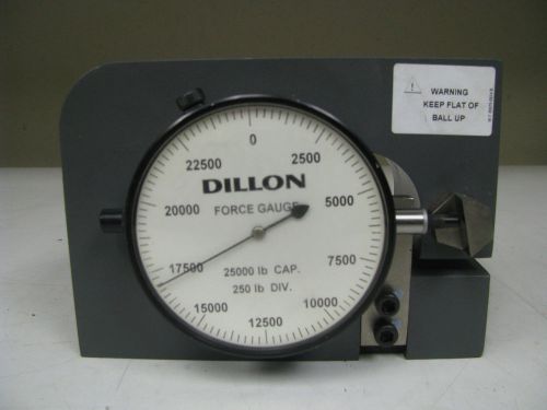 Dillon model X Force Gage - 25,000 lbs capacity. 250 lb divisons -