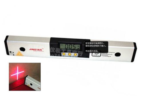 Jingyan as30-lc 30cm 12&#034; digital laser protractor inclinometer spirit level for sale