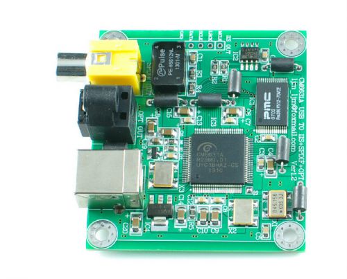 Hi-Fi CM6631A 192KHZ to Coaxial Optical SPDIF Convertor DAC Board 24bit USB 2.0