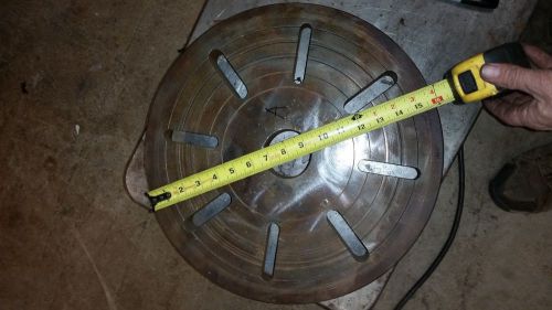 16&#034; SLOTTED MOUNTING FACE PLATE LATHE D1-6 ? CAMLOCK SPINDLE MOUNT