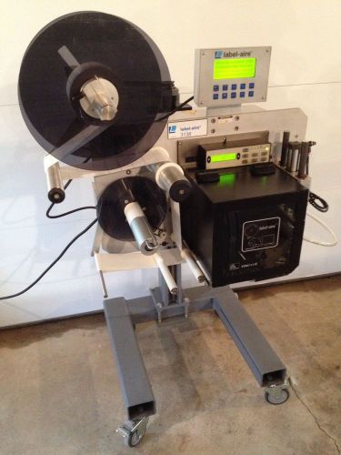 Label-aire 3138n tamp-blow print and apply label applicator zebra 170pax4 for sale