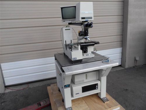 Nanometrics 7201-1267 wafer inspection/measuring station w/newport table for sale