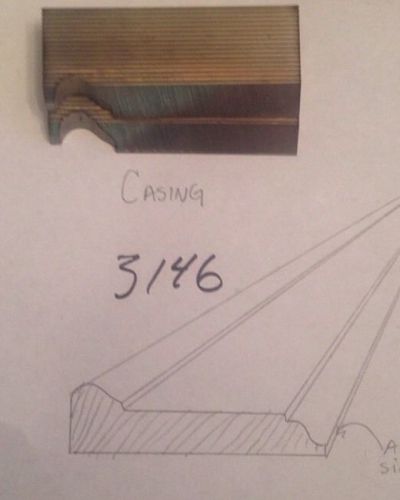 Lot 3146 Casing Moulding Weinig / WKW Corrugated Knives Shaper Moulder