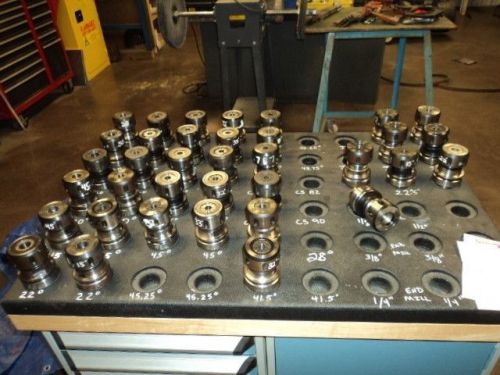 Leuco and Northwood CNC HSK63F Collet Chucks with Collets