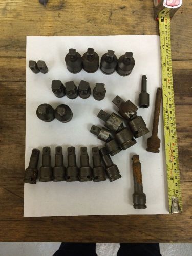 APEX  ADAPTOR 1/2&#034; TO 3/8&#034; REDUCERS 1/4-3/8. Swivels Extensions Lot Of 25