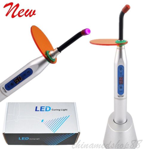 HOT! New CE FDA Silver Dental 1500mw 5W Wireless Cordless LED Curing Light Lamp