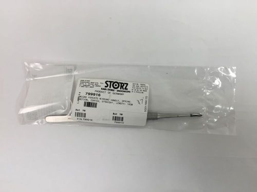 Karl storz 799916 micro forceps w/round handle spring-action coated straight for sale