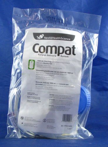 Nestle compat enteral feeding gravity set 1000ml 19921600 - 30 pack - 02/2015 for sale