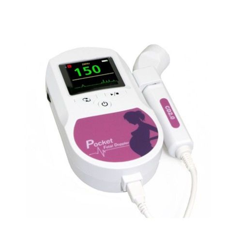 New CONTEC CE&amp;FDA Sonoline C Pocket Fetal Doppler with 2M probe Color LCD Screen