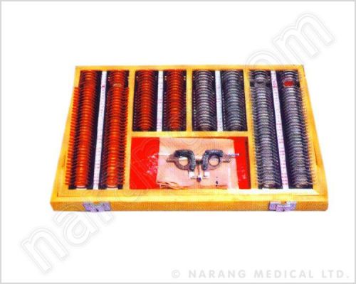 BEST QUALITY Trail Lens Set Refraction Box illuminated Ophthalmology/Optometry