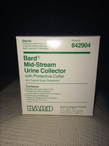 BARD 842904 MID-STREAM URINE COLLECTOR WITH PROTECTIVE COLLAR - LOT OF 108 CHEAP