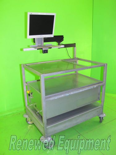 Custom Mobile Stainless Steel Procedure Cart Scanner Module Work Cart #5